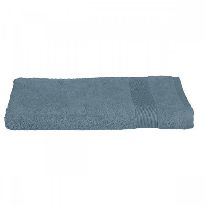 Drap de bain bleu orage 100x150 cm