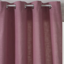 Rideau vieux rose "Clem" 140X260
