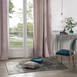 Rideau Occultant en Velours Rose la dolce vita 140 x H260