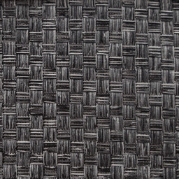Rideau à oeillets occultant tressé gris foncé 140 x 260 cm