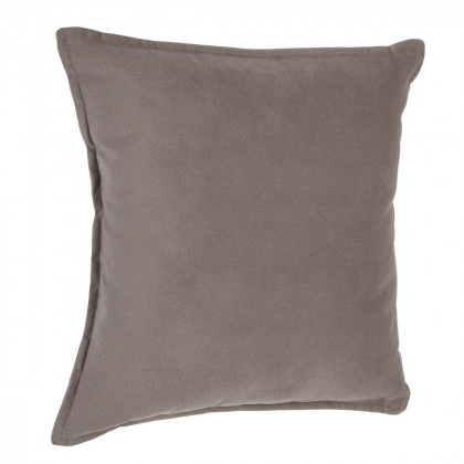 Coussin taupe Lilou 45 x 45 cm