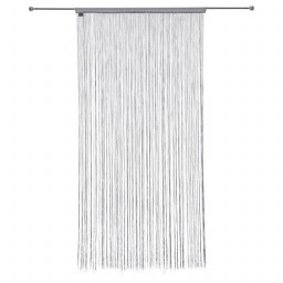 Rideau de fil gris 120 x 240 cm