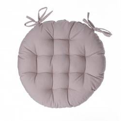 Galette de chaise ronde lin D40
