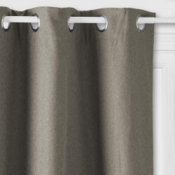 Rideau isolant taupe "Tim" 140X260