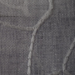 Voilage brodé gris 140 x 240 cm