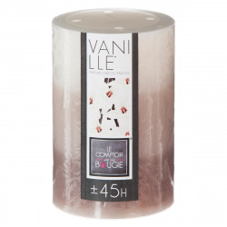 Bougie tricolore parfumée vanille H10
