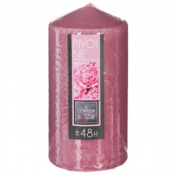 Bougie ronde parfumée pivoine H.14