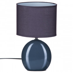 Lampe céramique ovale grise H31