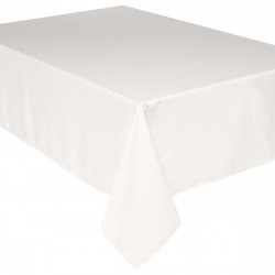 Nappe ivoire jacquard à carrés 140X240