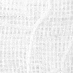 Voilage brodé blanc 140 x 240 cm