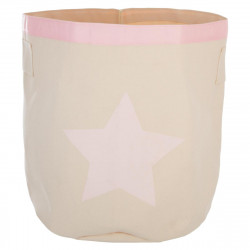 Bac de rangement rose « Canvas » 43x44,5