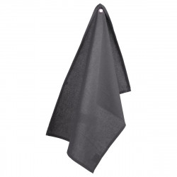 Lot de 2 torchons gris foncés en coton 45X70