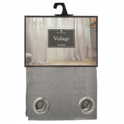 Voilage gris Neige 140X240