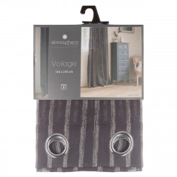 Voilage gris foncé Clara 140X240