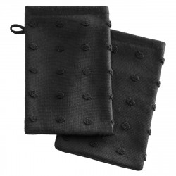 Lot de 2 gants noirs 15X21