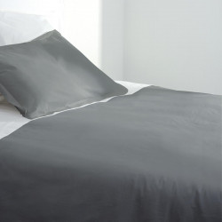 Housse de couette grise 240X260
