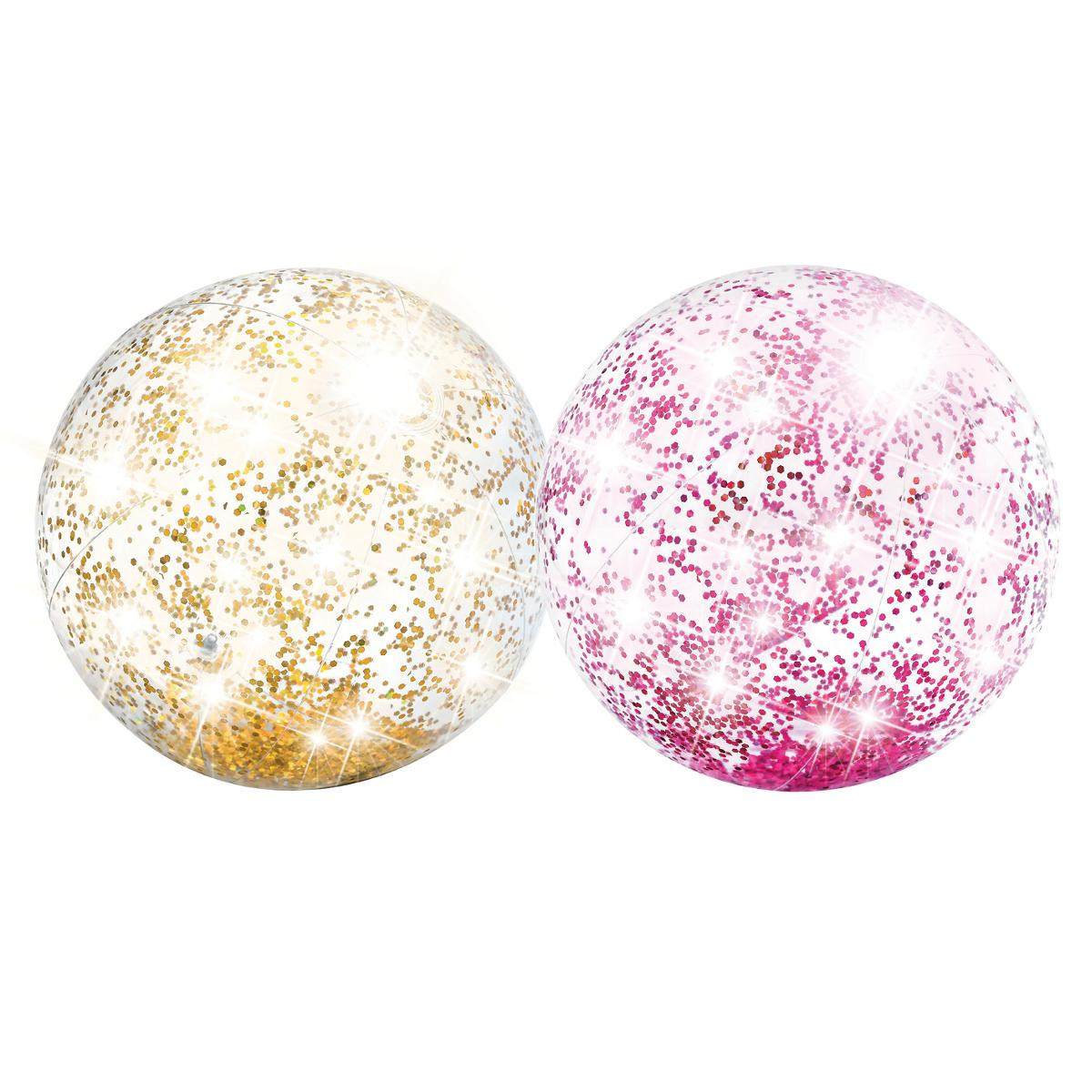 Un Ballon gonflable de plage glitter D 71 cm - Jeux de plein air - Décomania