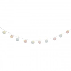Guirlande Pompon 10 LED Tout doux Bohème