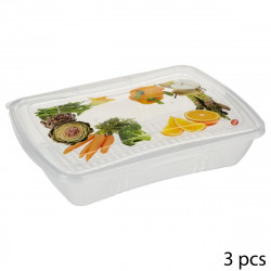 Lot de 3 Boites alimentaires en Polypropylène