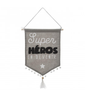 Décoration murale Fanion avec inscription Swaggy
