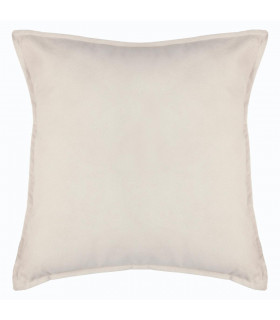 Coussin déhoussable Ocre 55x55 cm Ivoire