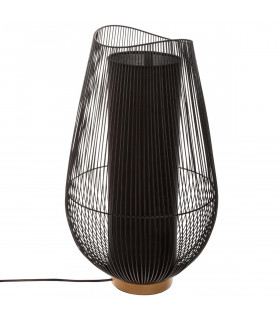 Grande Lampe à poser en métal filaire H 59.5 cm Keta 