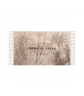 Tapis décoratif en Coton imprimé 60 x 90 cm Colonial