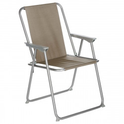 Fauteuil Chaise pliante de camping Grecia Taupe