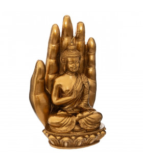 Bougie fantaisie Bouddha dans une main 562G