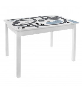 Table en Bois H 48 cm pour chambre de garçon