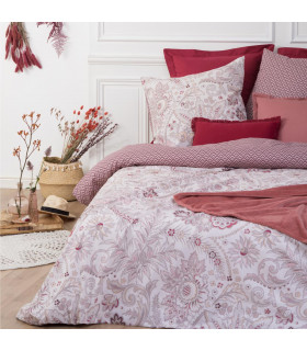 Parure de lit 2 Personnes 240 x 220 cm Housse de couette avec 2 taies Imprimée Bandana