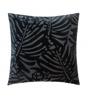 Coussin déhoussable imprimé Feuille en relief 40 x 40 cm