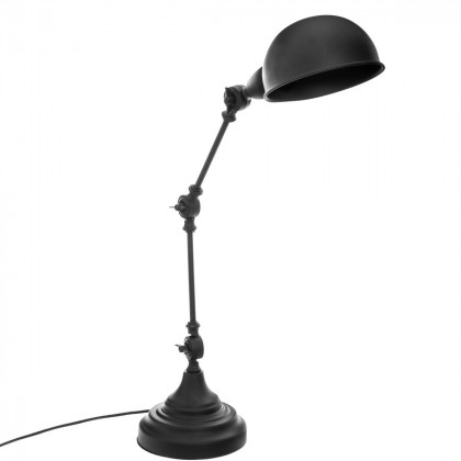 Lampe en Métal réglable Hauteur 55 cm Basalt Noir The colonial factory