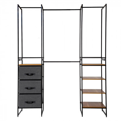 Armoire penderie modulable et extensible H 198 cm