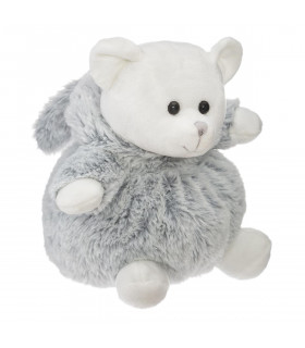 Peluche décorative Souris qui se transforme en Lapin H 21 cm