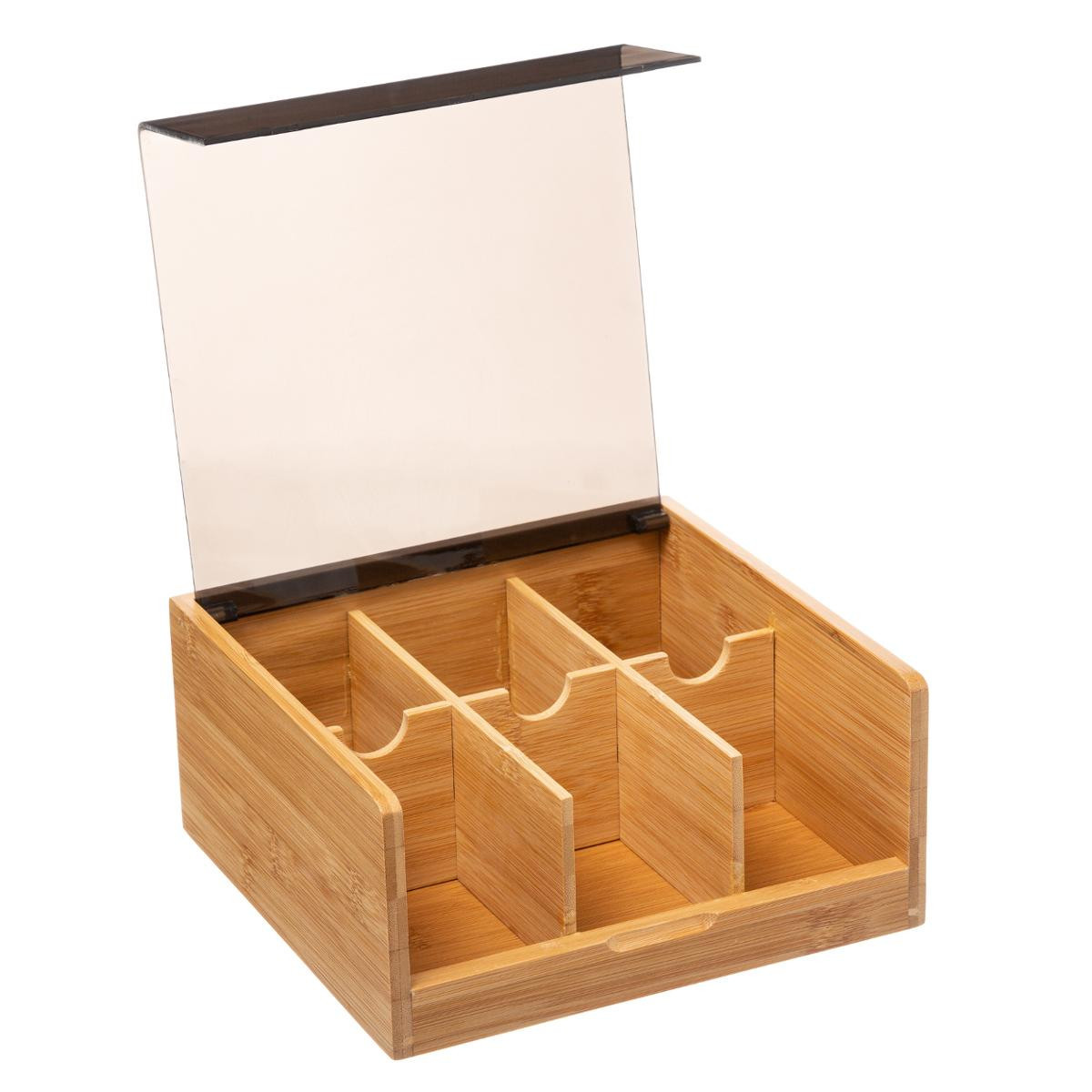boîtes de rangement avec couvercle en bambou, boîte de rangement pour  aliments et