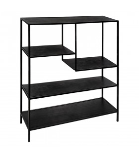 Étagère de rangement Gota  noire H 100 cm