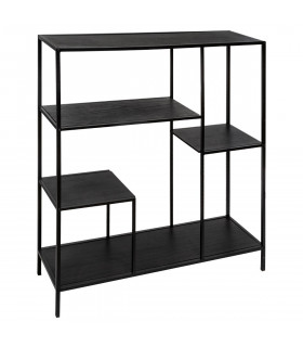 Étagère de rangement noire Gota  H 110 cm