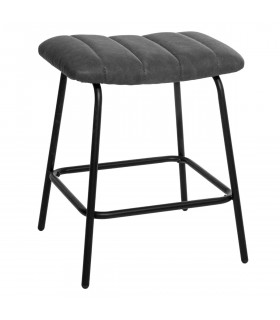 Tabouret Gris Marv H 46 cm collection Vintage loft