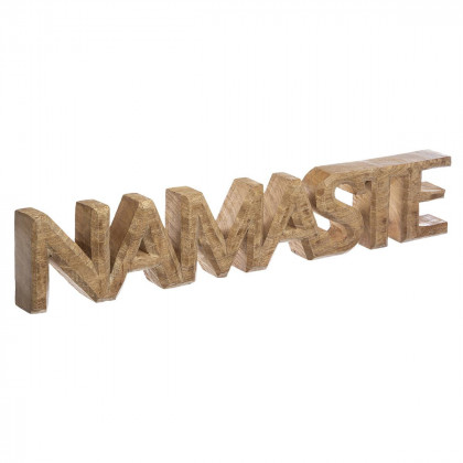 Décoration à poser "NAMASTE" en bois de Manguier L 56 cm collection Rituality