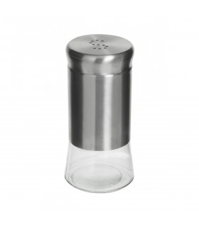 Salière ou Poivrière en Inox et Verre