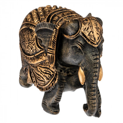 Objet décoratif Éléphant en résine H 9 cm