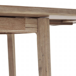 Table à manger extensible Banila en bois d'acacia L 180/260 cm