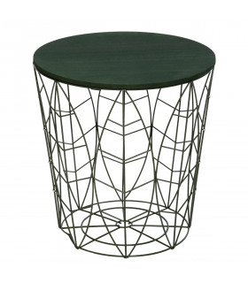 Table à café Kumi verte H 41 cm 