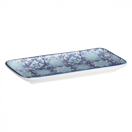 Plat Rectangle en Porcelaine 21 X 11 cm décor Al Zula