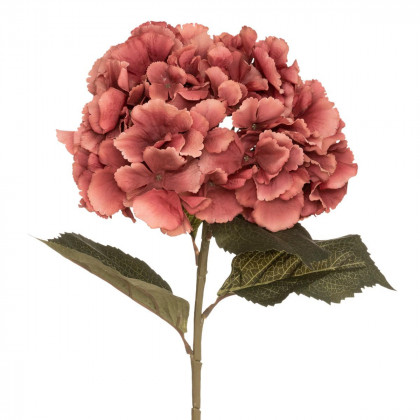 Fleur artificielle Tige d' Hortensia Prune H 83 cm