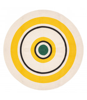 Tapis décoratif Arty en Coton D 115 cm