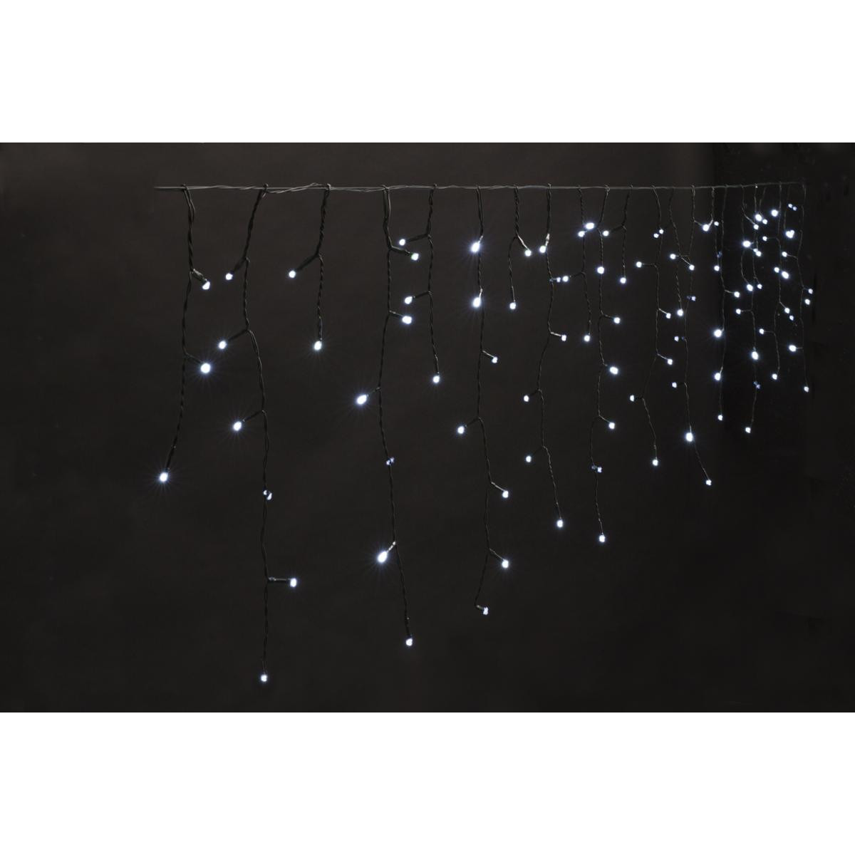Guirlande lumineuse stalactite exterieur 360 LED Blanc - Badaboum