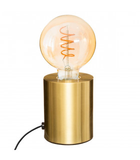 Lampe Saba Socle en métal doré H 10.5 cm 