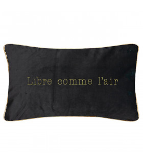 Coussin déhoussable Gypsy en Velours 30 x 50 cm